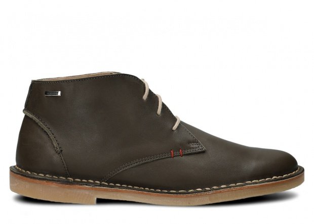 Men's ankle boot NAGABA 422 khaki sovage leather