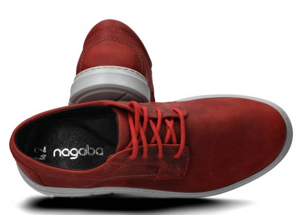 Men's shoe NAGABA 440 red crazy leather