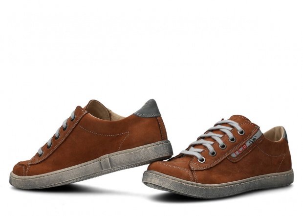Shoe NAGABA 260 brown samuel leather