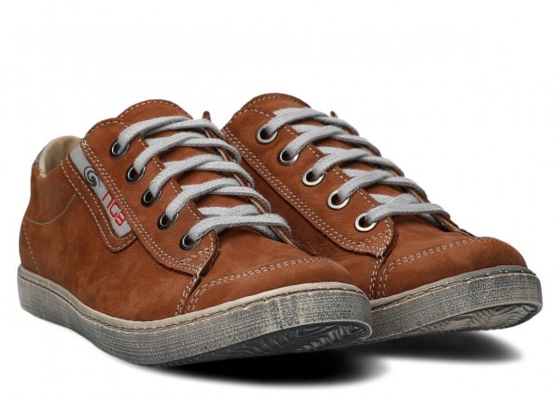 Shoe NAGABA 260 brown samuel leather