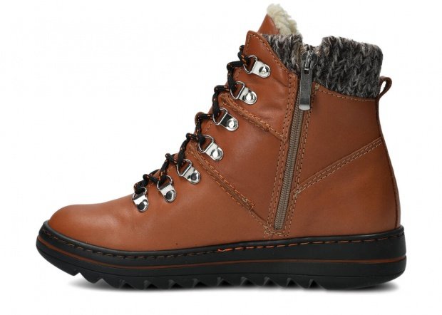 Women's ankle boot NAGABA 329 ginger blue leather