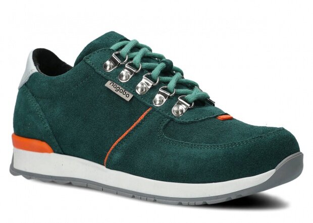 Shoe NAGABA 313 emerald velours leather