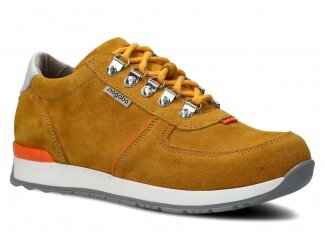 Shoe NAGABA 313 yellow velours leather