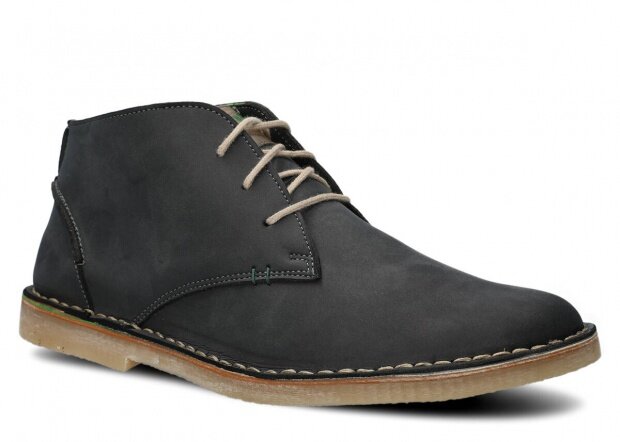 Men's ankle boot NAGABA 422 graphite nubuk vegan