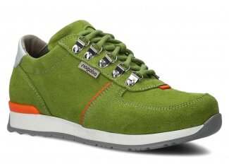 Shoe NAGABA 313<br /> light green velours leather