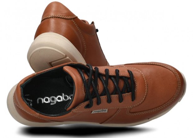 Shoe NAGABA 126 ginger blue leather