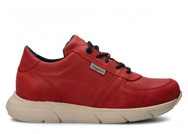 Shoe NAGABA 126 red parma leather