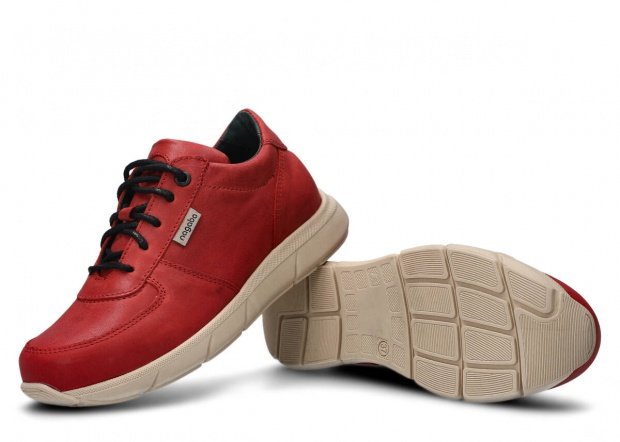 Shoe NAGABA 126 red parma leather