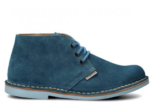 Ankle boot NAGABA 082 blue velours leather