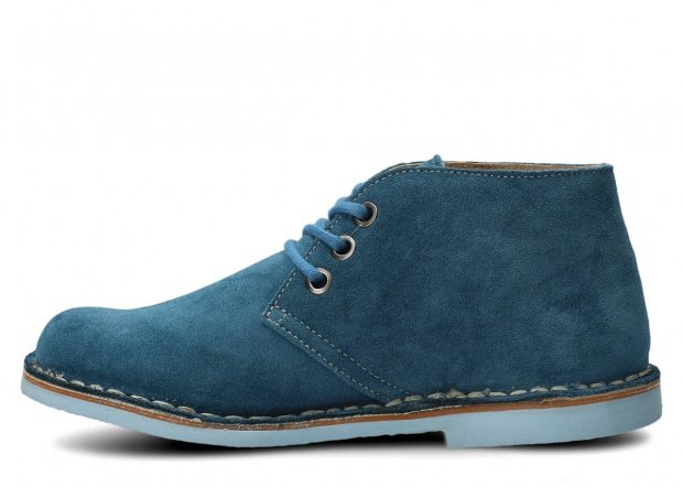 Ankle boot NAGABA 082 blue velours leather