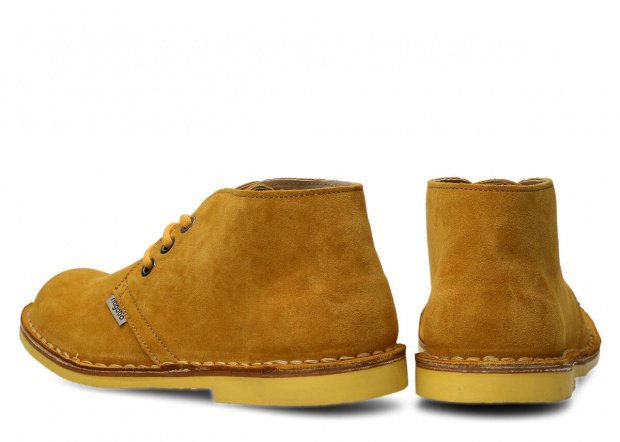 Ankle boot NAGABA 082 yellow velours leather