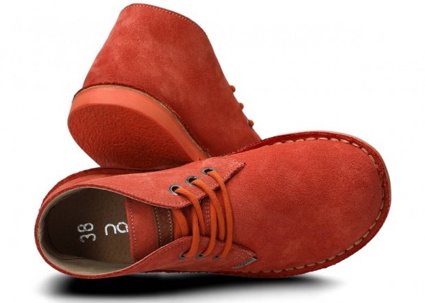 Ankle boot NAGABA 082 coral velours leather