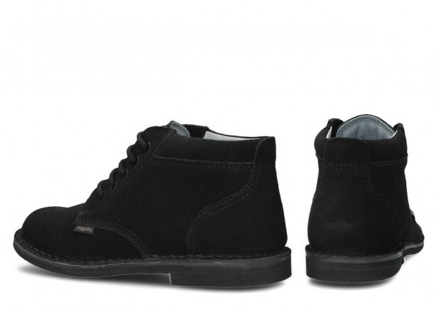 Ankle boot NAGABA 079 black velours leather