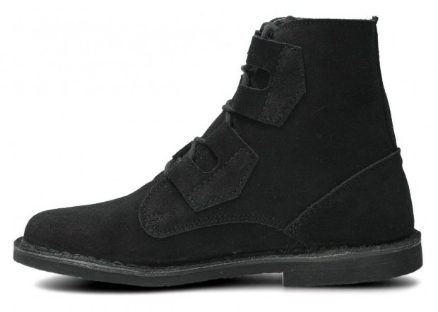 Men's ankle boot NAGABA 188 black velours leather