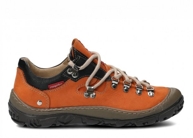 Trekking shoe NAGABA 054 orange campari leather