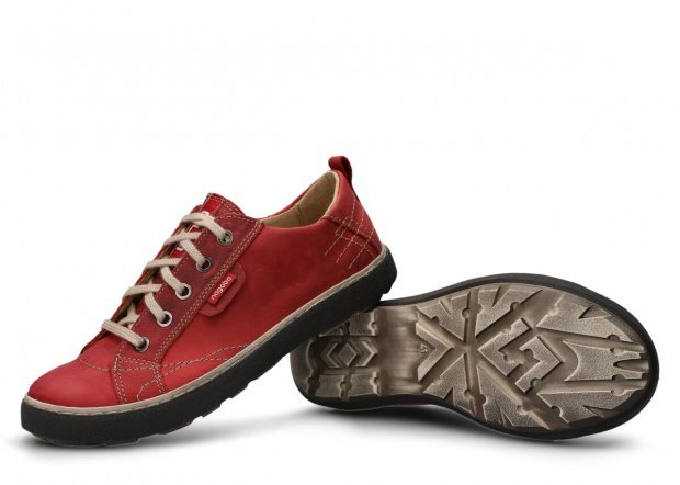 Shoe NAGABA 243 red barka leather
