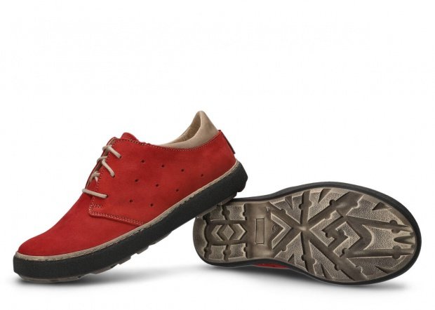 Shoe NAGABA 289 red campari leather