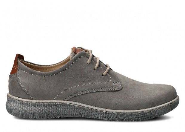 Shoe NAGABA 331 light grey samuel leather