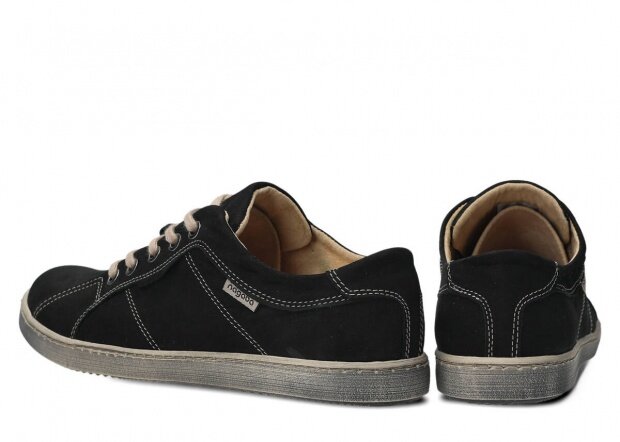 Shoe NAGABA 315 black samuel leather