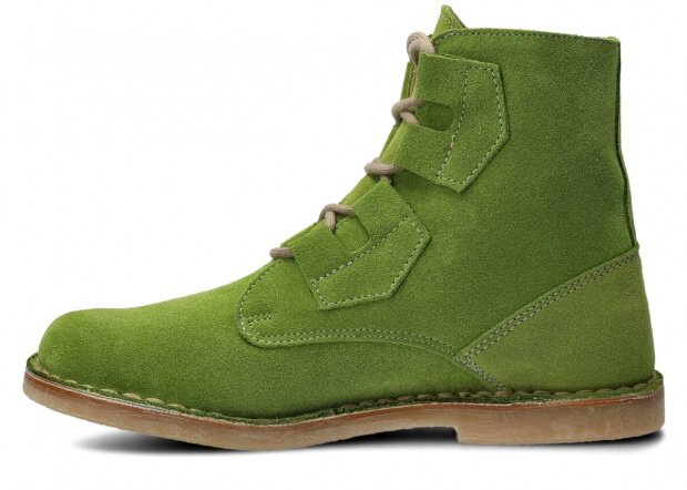 Men's ankle boot NAGABA 188 light green velours leather