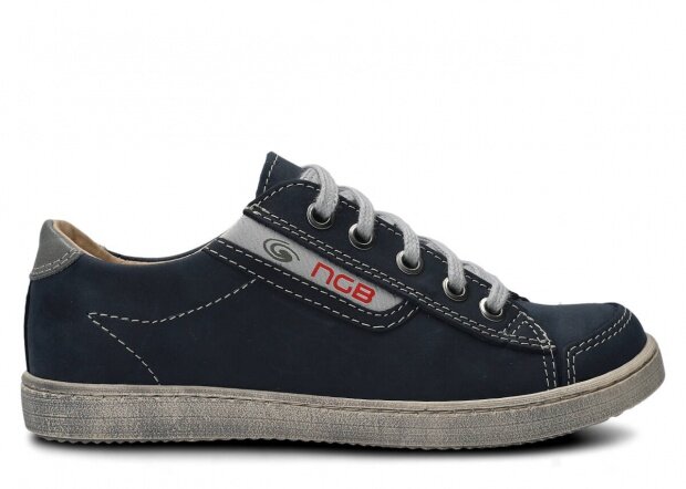 Shoe NAGABA 260 navy blue crazy leather