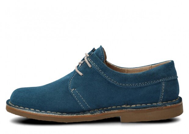 Men's shoe NAGABA 077 jeans velours leather
