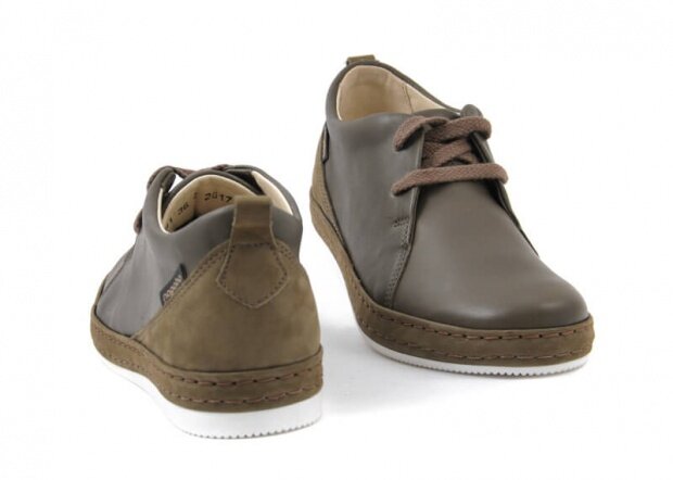 Shoe NAGABA 381/1 khaki sovage leather