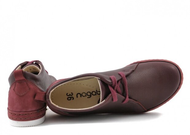Shoe NAGABA 381/1 burgundy faeda leather