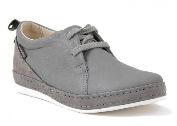 Shoe NAGABA 381/1 grey rustic leather
