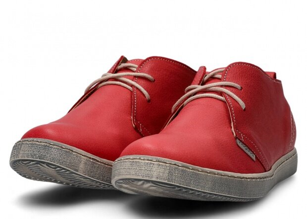 Shoe NAGABA 268 red rustic leather