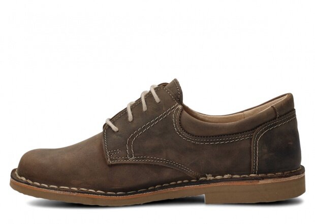 Men's shoe NAGABA 001 olive crazy leather