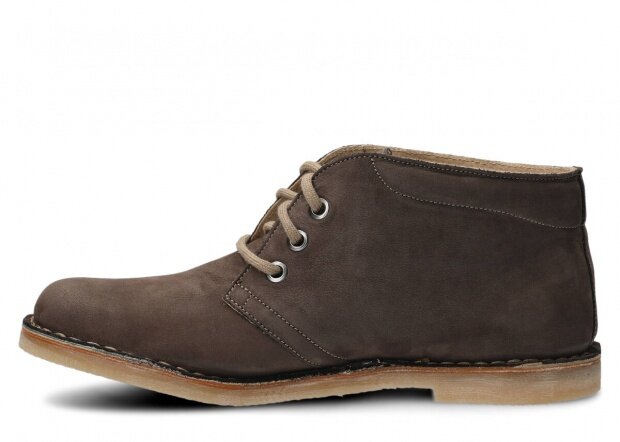 Men's ankle boot NAGABA 075 olive samuel leather