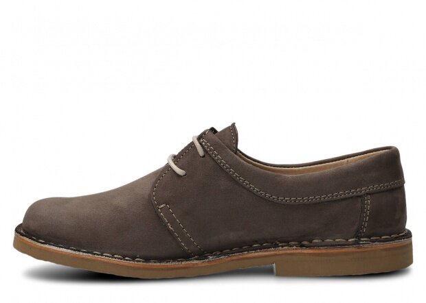 Men's shoe NAGABA 077 olive samuel leather