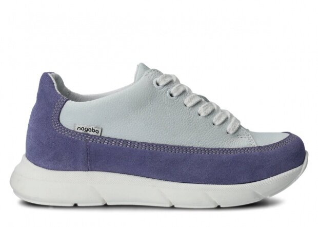 Shoe NAGABA 125 purple velours leather