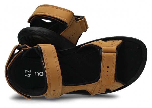 Men's sandal NAGABA 265 yellow vegan