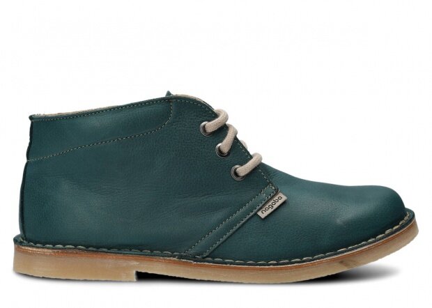 Men's ankle boot NAGABA 075 green rustic leather
