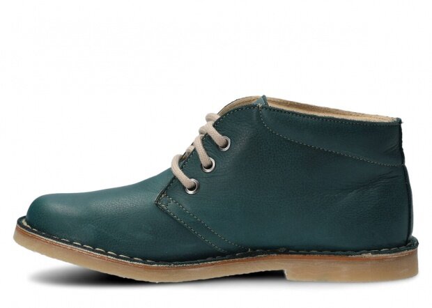 Men's ankle boot NAGABA 075 green rustic leather