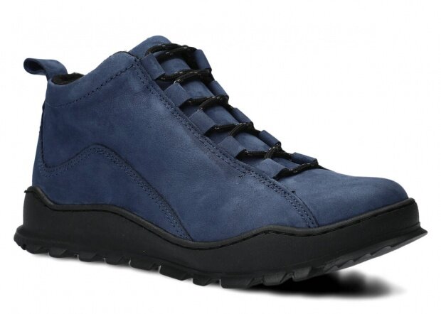 Ankle boot NAGABA 115 navy blue samuel leather