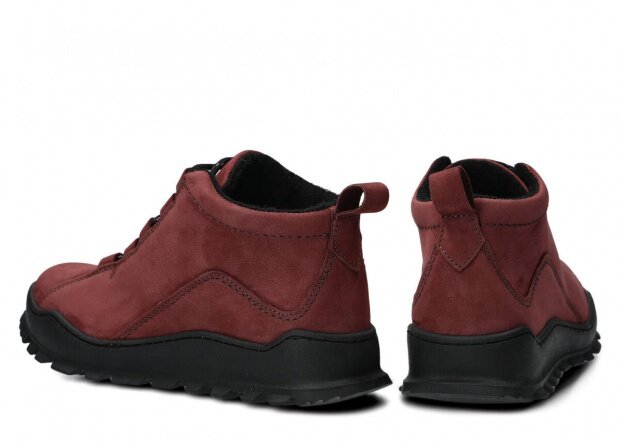 Ankle boot NAGABA 115 burgundy samuel leather