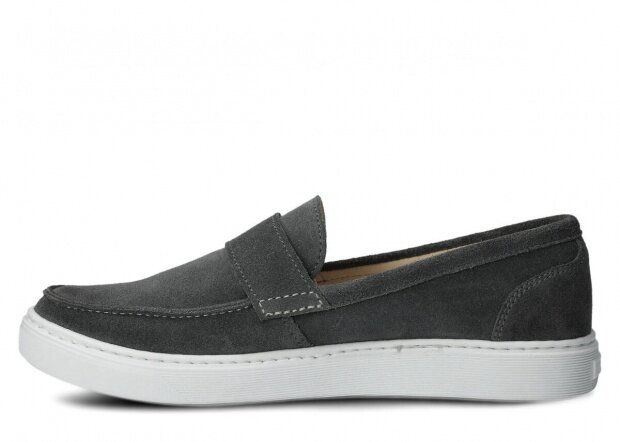 Shoe NAGABA 046 graphite velours leather