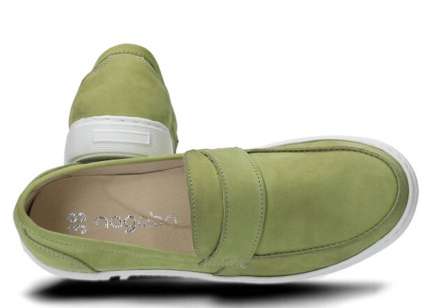 Shoe NAGABA 046 pistachio samuel leather