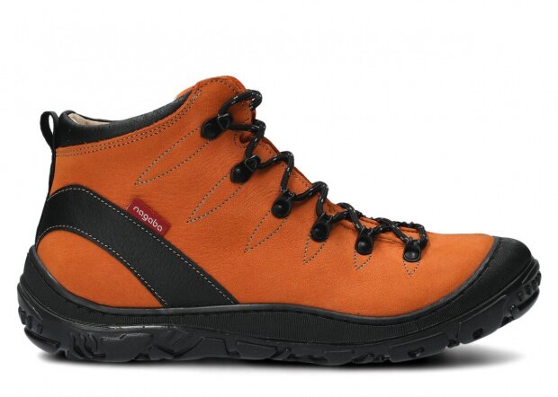 Trekking ankle boot NAGABA 240 orange campari leather