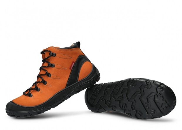 Trekking ankle boot NAGABA 240 orange campari leather