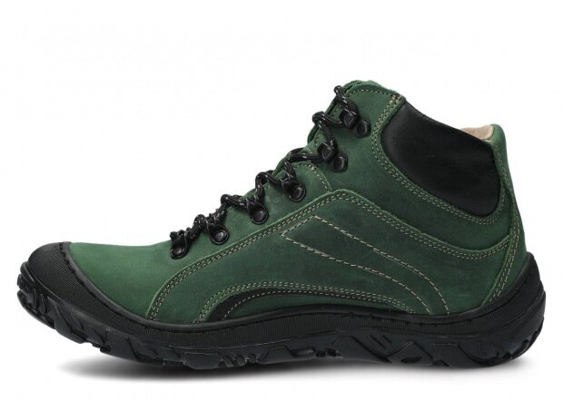 Trekking ankle boot NAGABA 258 green crazy leather
