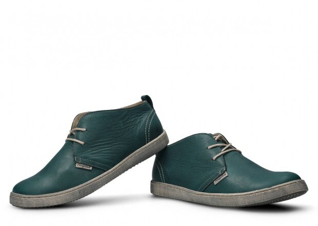 Shoe NAGABA 268 green rustic leather