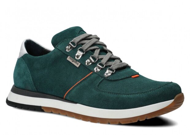 Men's shoe NAGABA 460 emerald velours leather