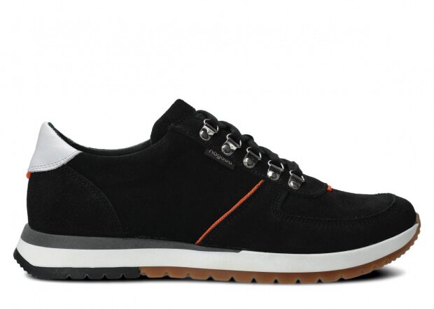 Men's shoe NAGABA 460 black velours leather