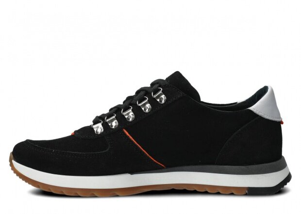 Men's shoe NAGABA 460 black velours leather