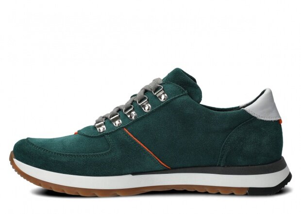 Men's shoe NAGABA 460 emerald velours leather