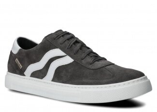 Men's shoe NAGABA 461<br /> graphite velours leather